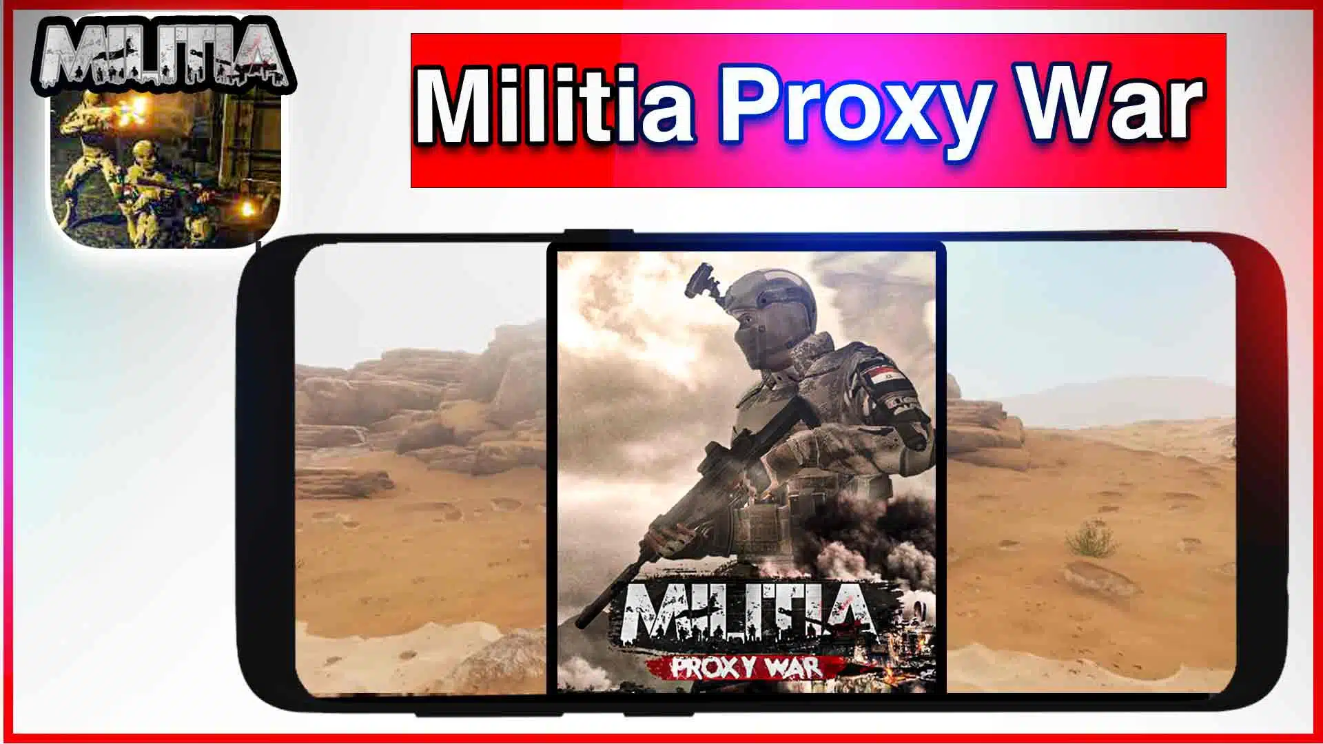 طريقة تحميل لعبة militia proxy war